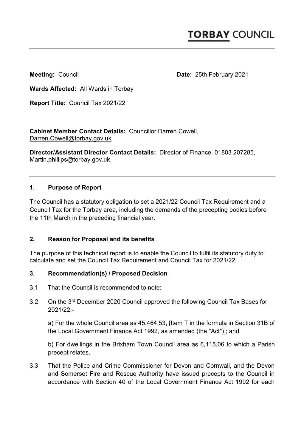 Council Tax 2021-22.Pdf