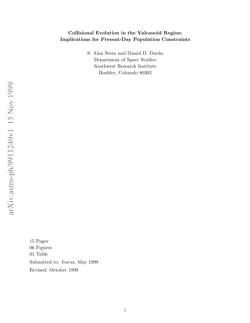 Collisional Evolution in the Vulcanoid Region: Implications for Present-Day