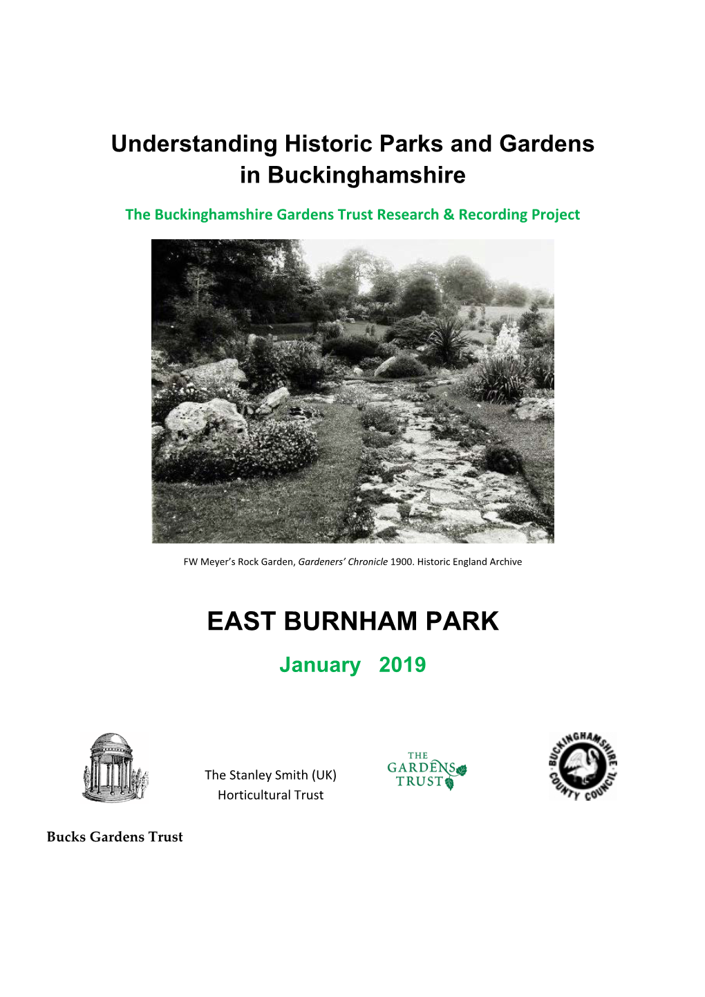 EAST BURNHAM PARK January 2019