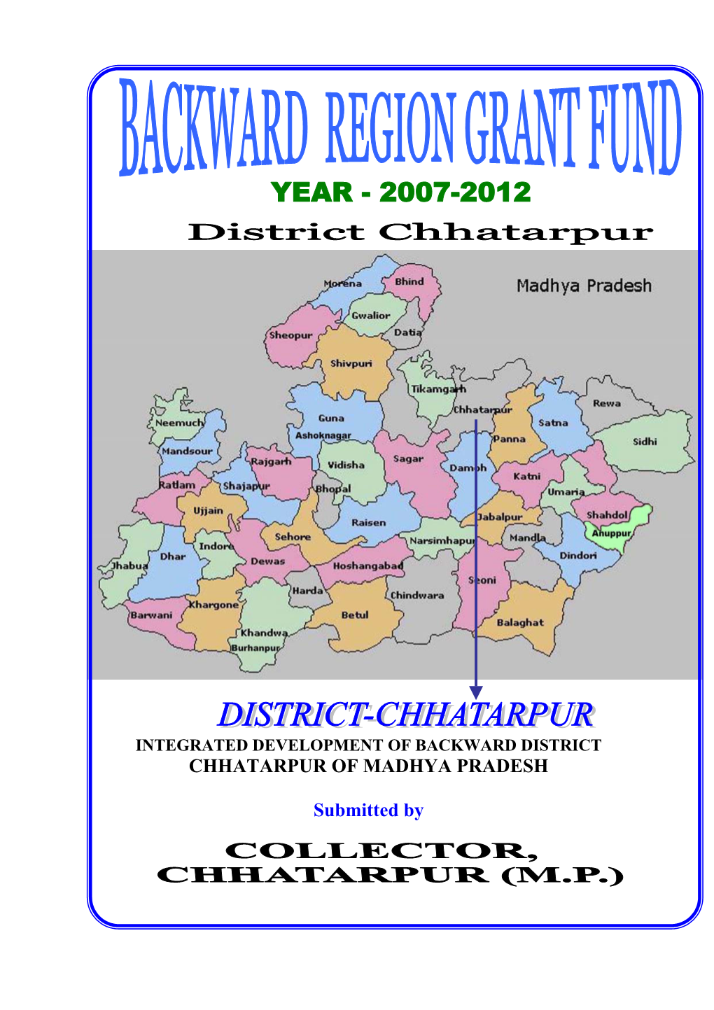 CHHATARPUR of MADHYA PRADESH Submitted By