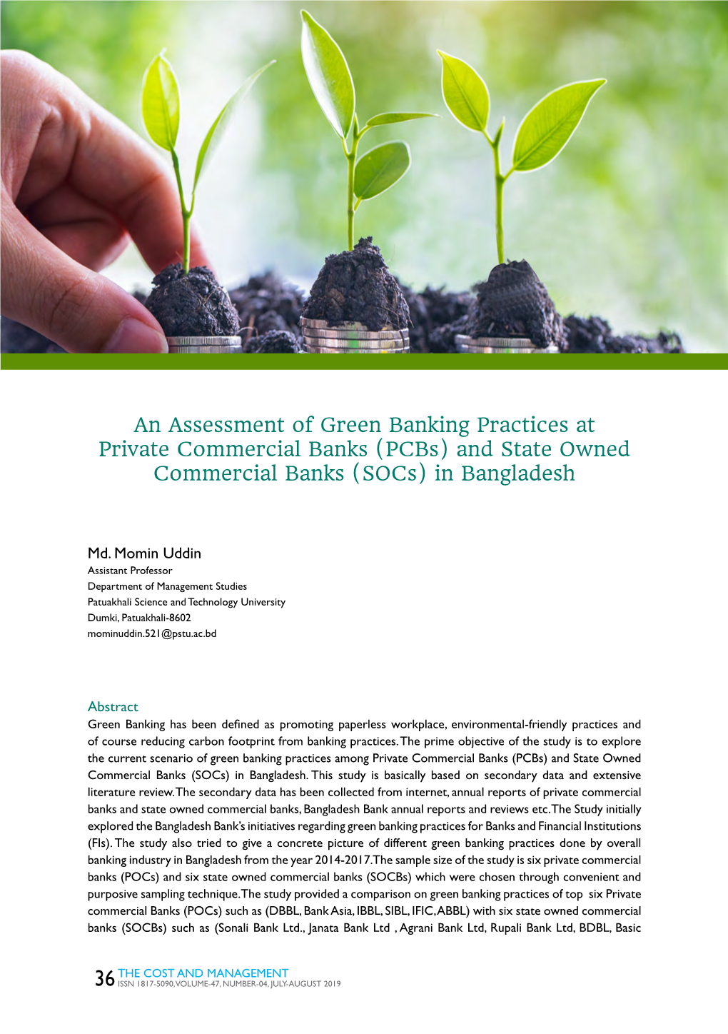 (Pcbs) and State Owned Commercial Banks (Socs) in Bangladesh