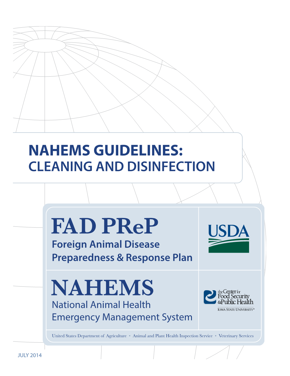 FAD Prep Guidelines: Cleaning and Disinfection