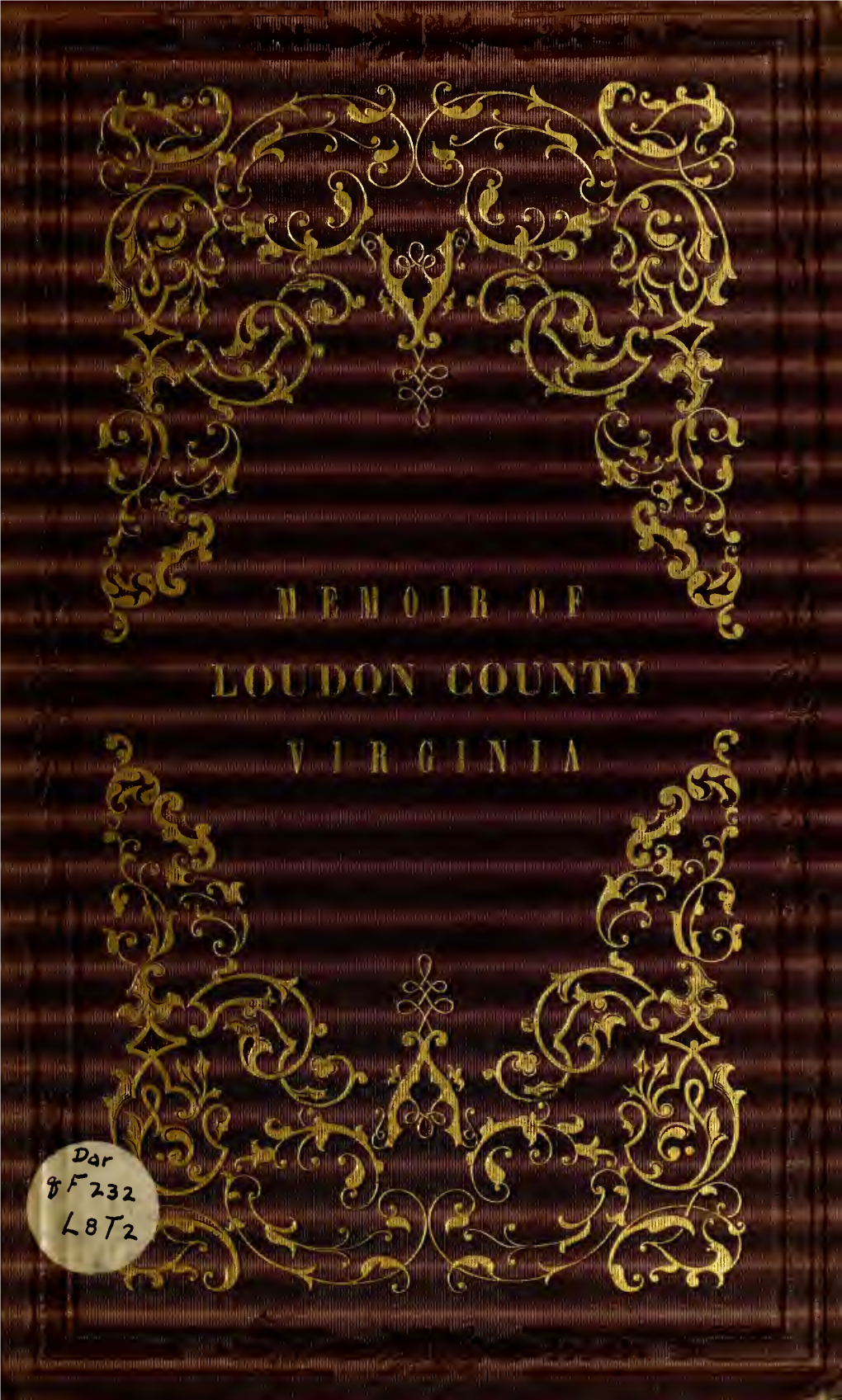 Memoir of Loudoun County, Virginia