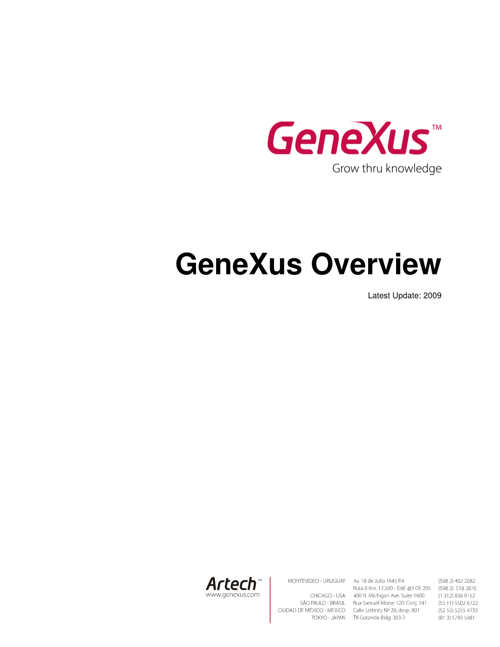 Genexus Overview