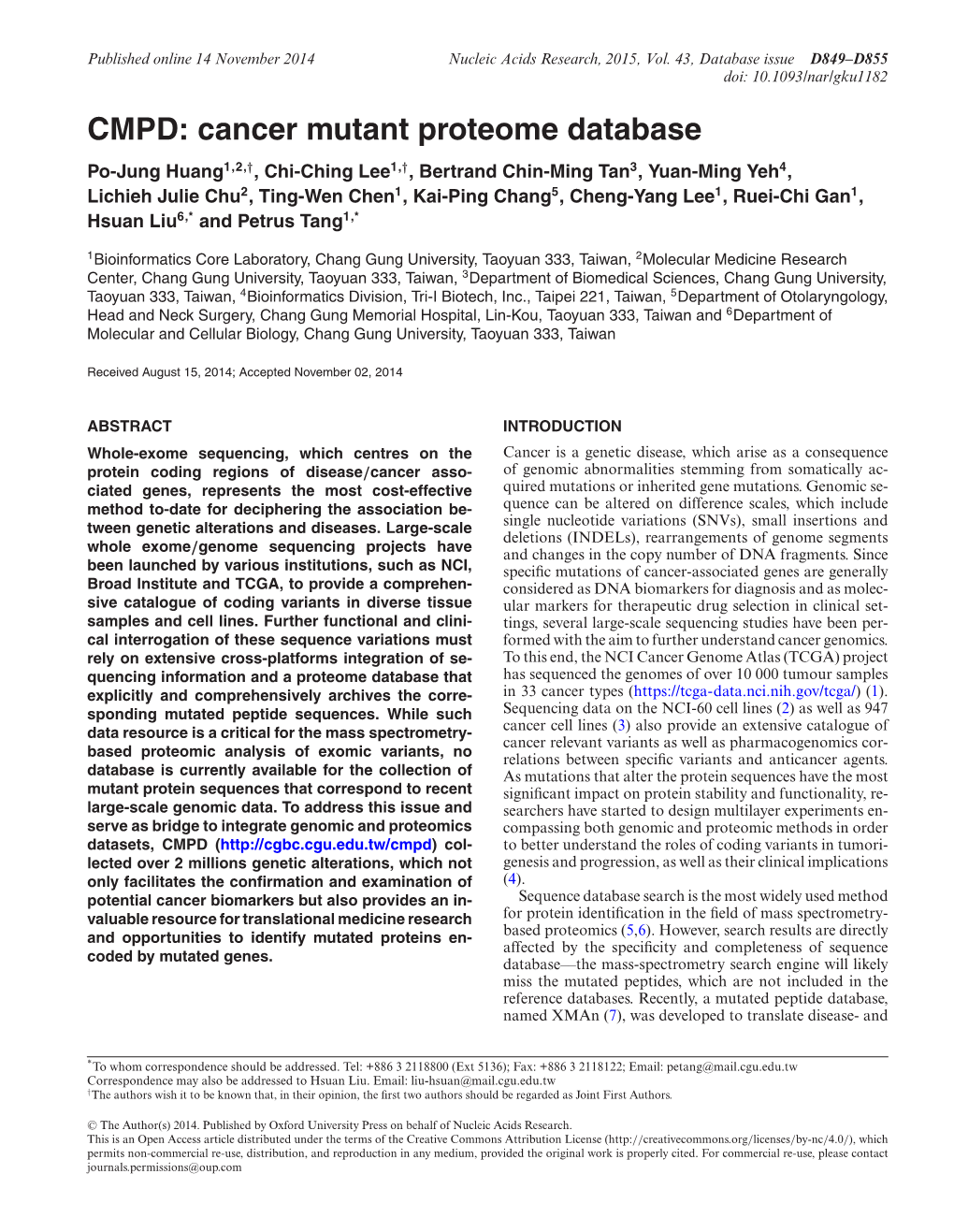 Cancer Mutant Proteome Database