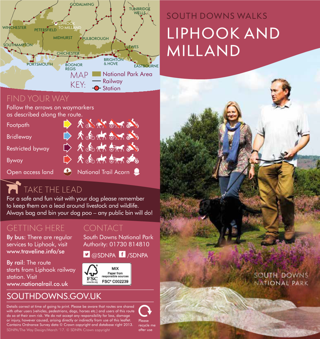 South Downs Walks Liphook and Milland