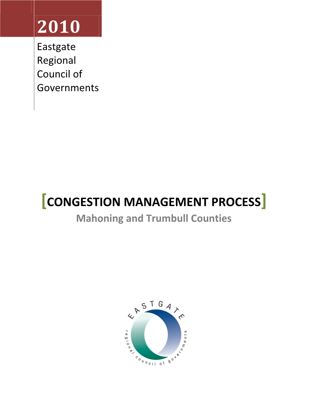 CONGESTION MANAGEMENT PROCESS] Mahoning and Trumbull Counties