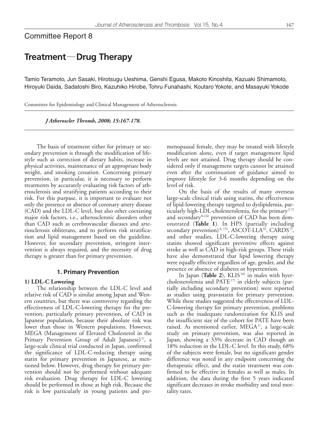 Treatment Drug Therapy