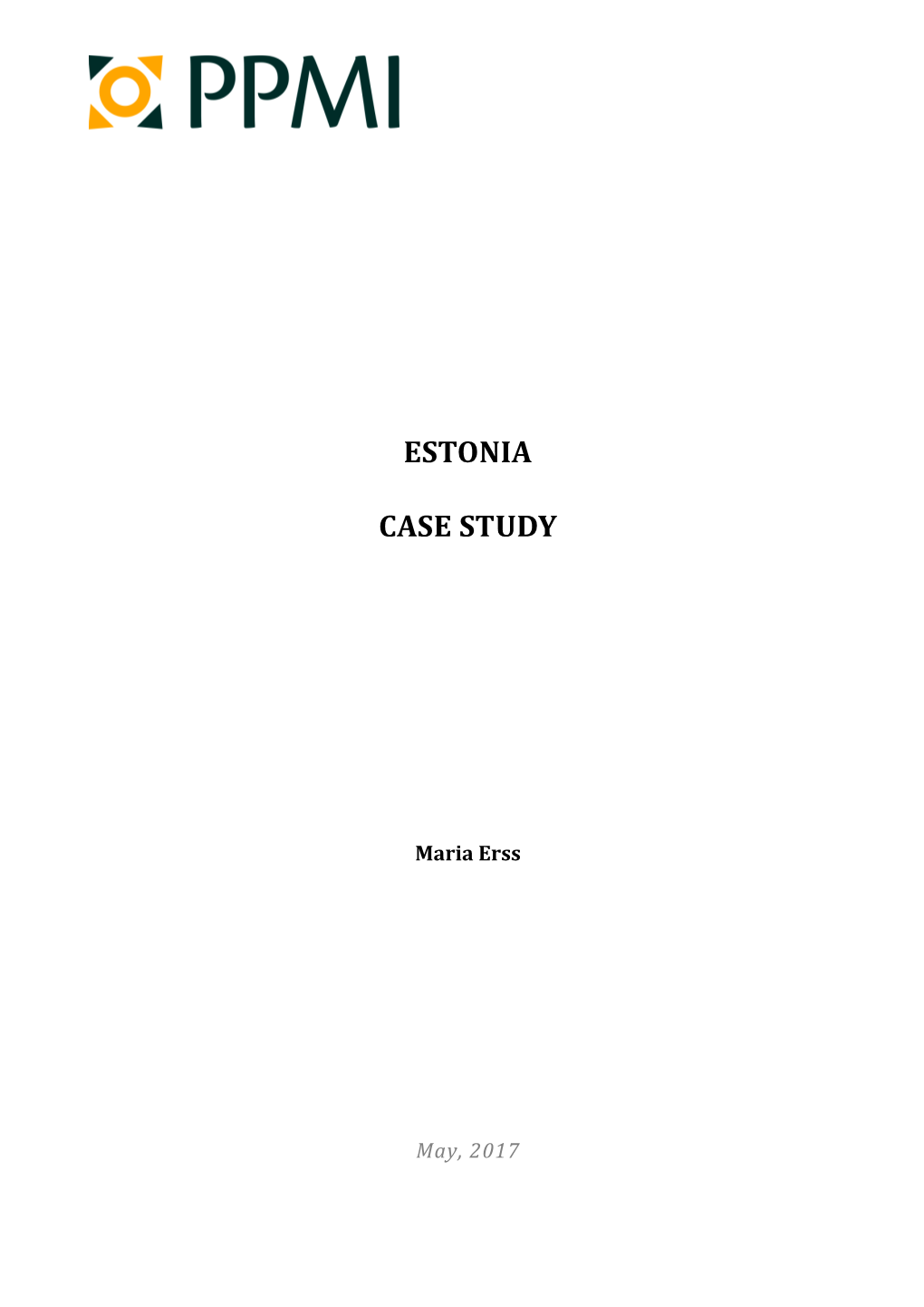 Estonia Case Study