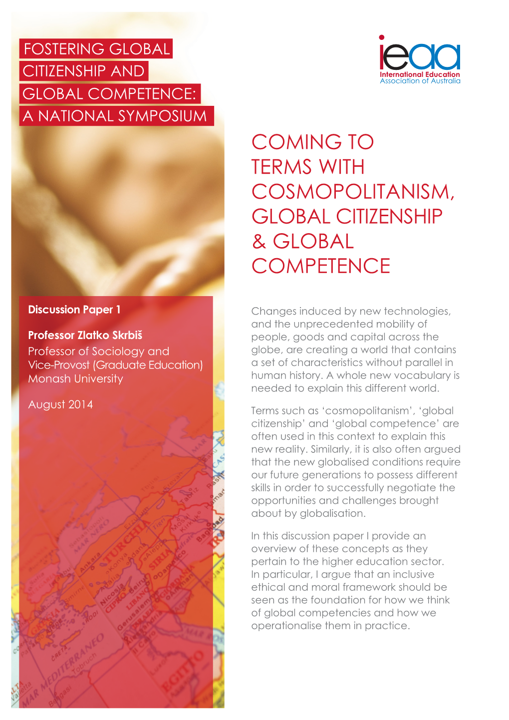 Coming to Terms with Cosmopolitanism, Global Citizenship & Global Competence