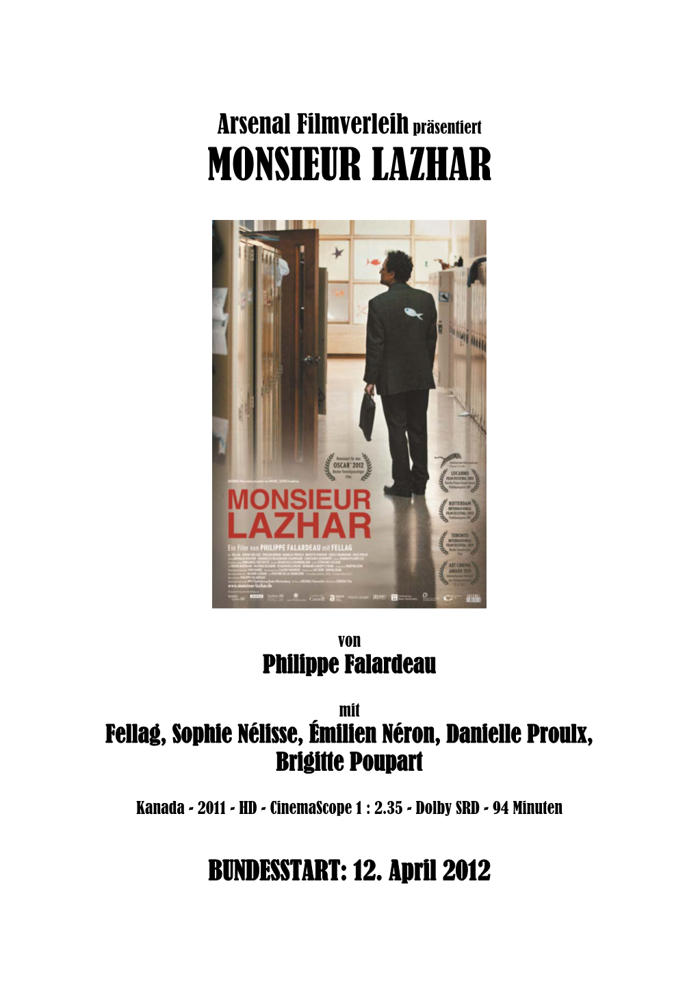 Monsieur Lazhar