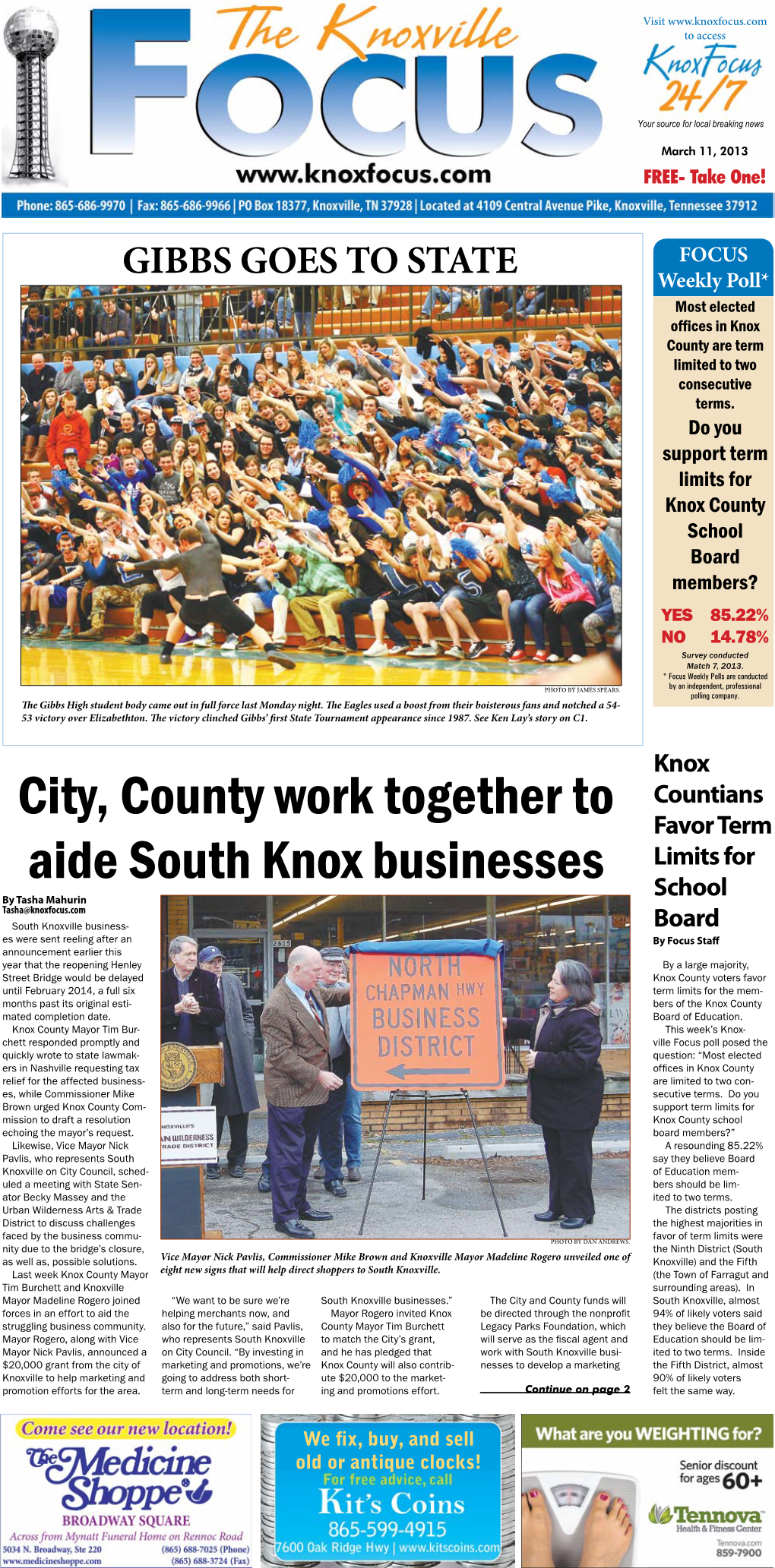 City, County Work Together to Aide South Knox Businesses
