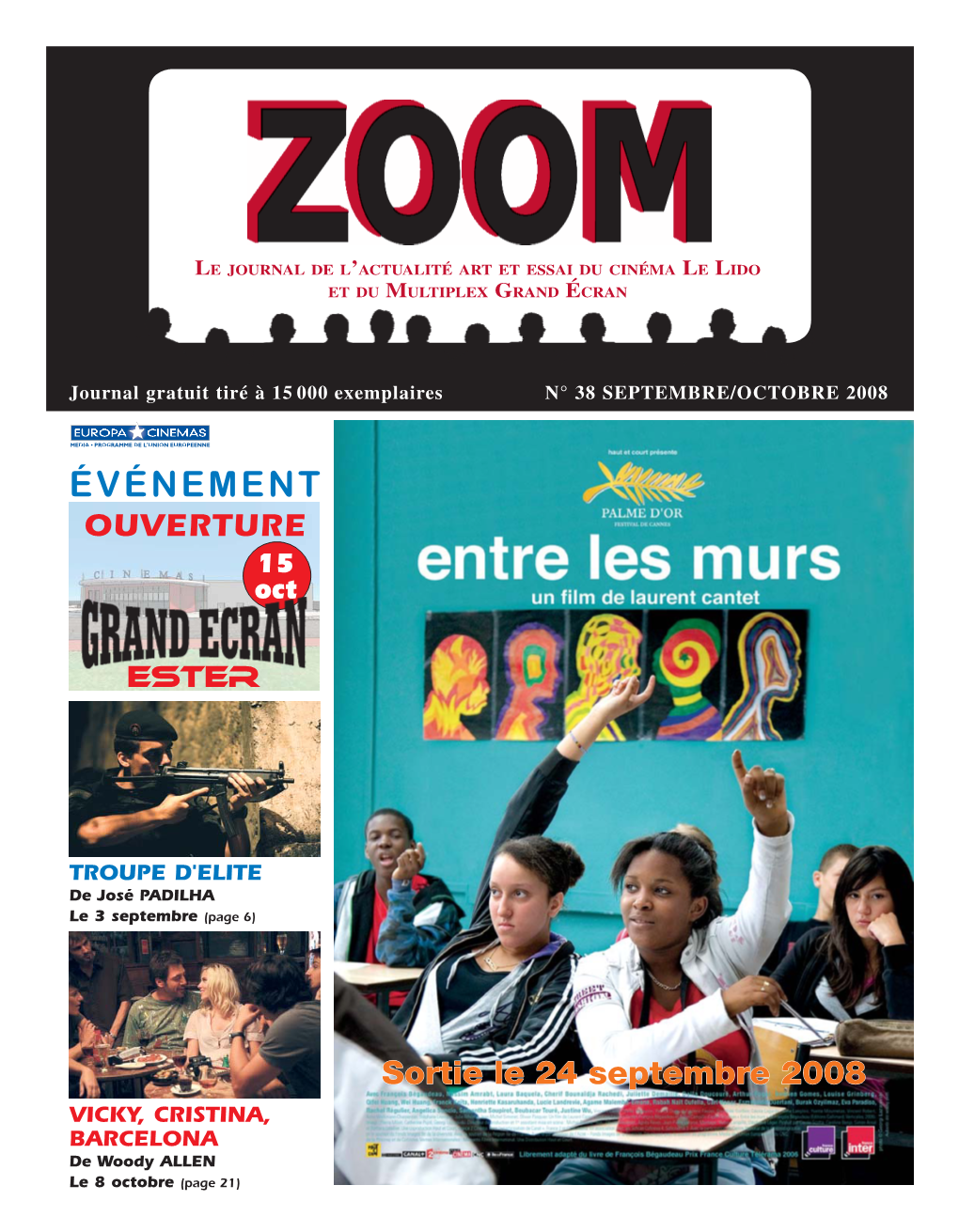 Ouvrir Le ZOOM N°38 (Sept/Oct 2008)