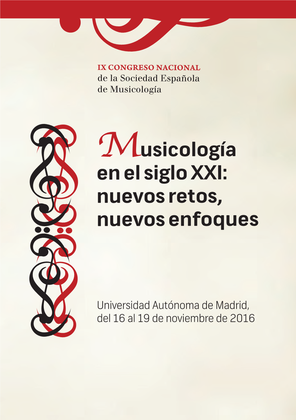 Universidad Autónoma De Madrid, Del 16 Al 19 De Noviembre De 2016