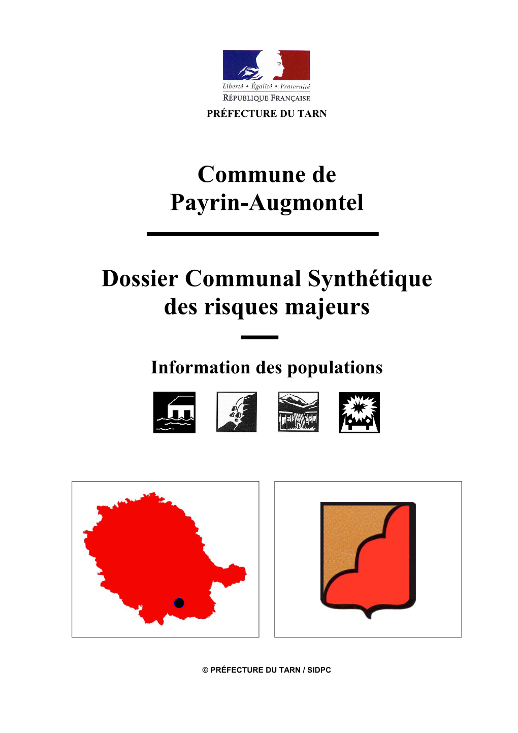 Commune De Payrin-Augmontel Dossier Communal Synthétique