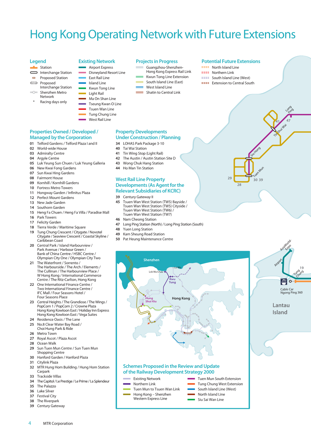 Hong Kong Operating Network with Future Extensions