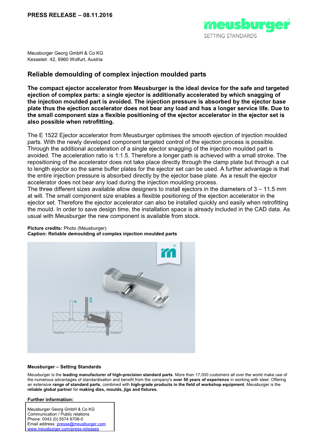 Reliable Demoulding of Complex Injection Moulded Parts