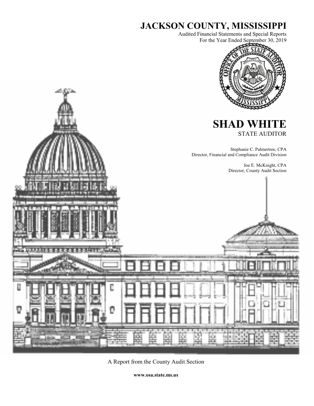 Shad White State Auditor