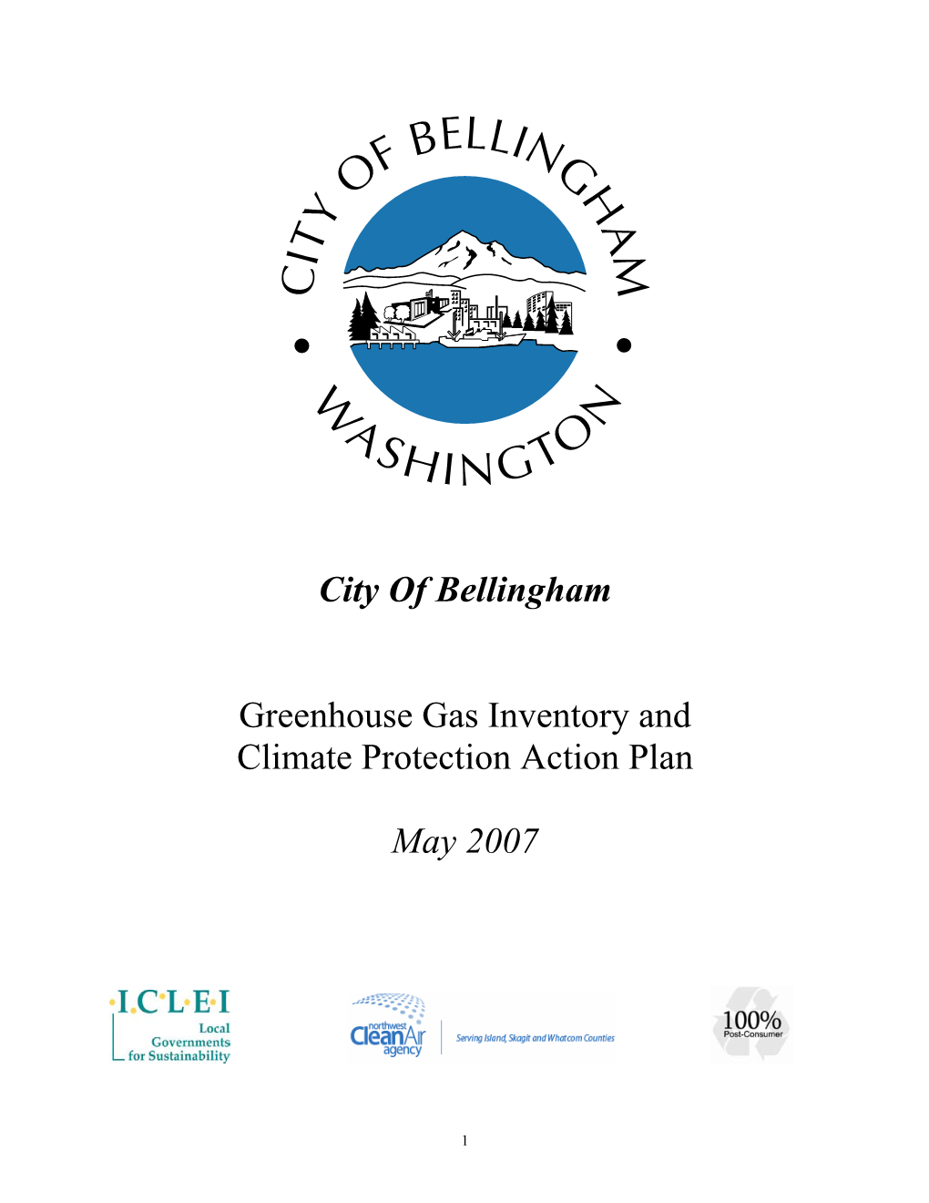 GHG Inventory and Action Plan 4-19-07