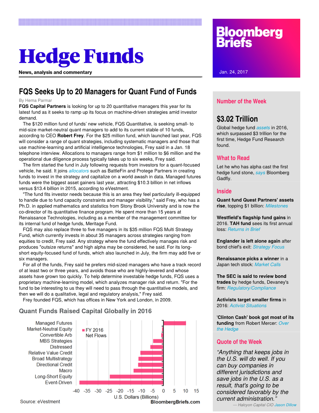 Bloomberg Briefs: Hedge Funds
