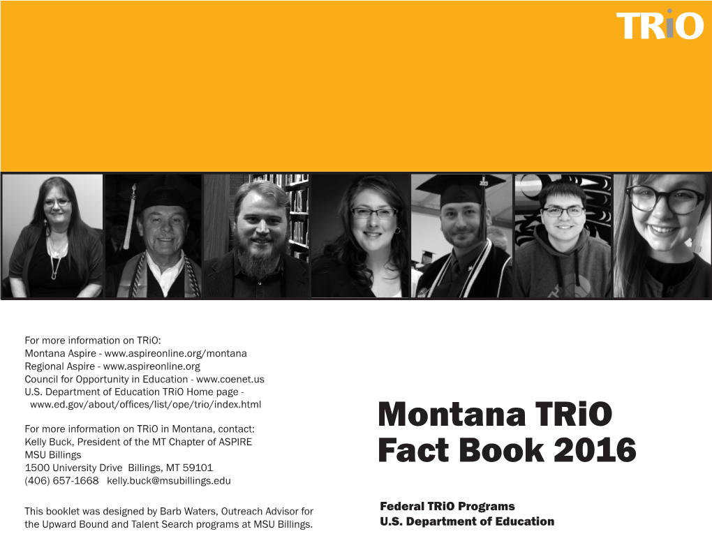 Montana Trio Fact Book 2016