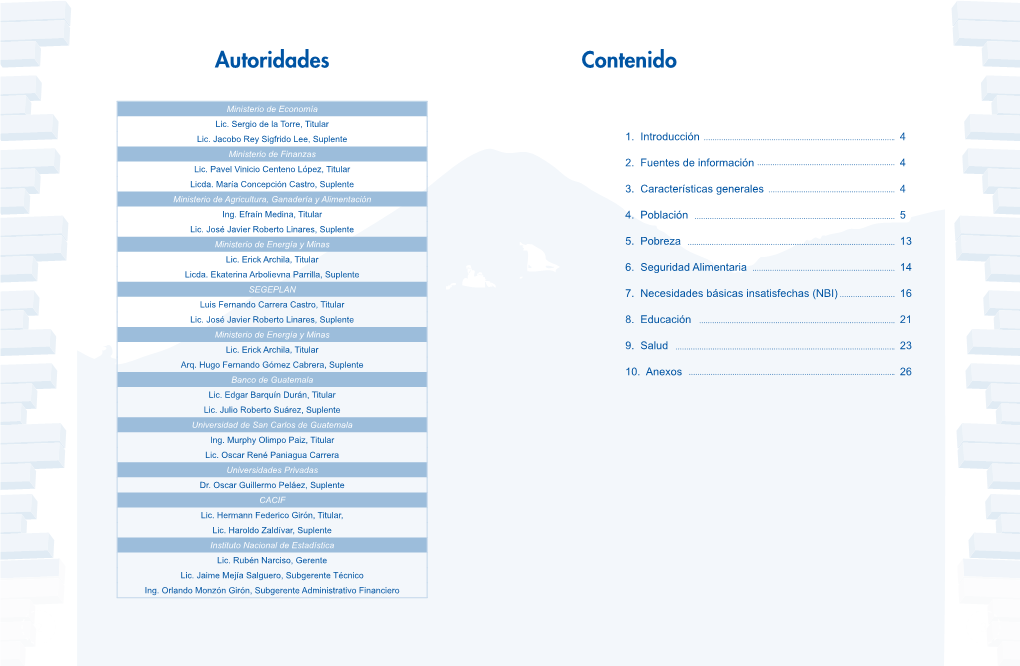 Autoridades Contenido