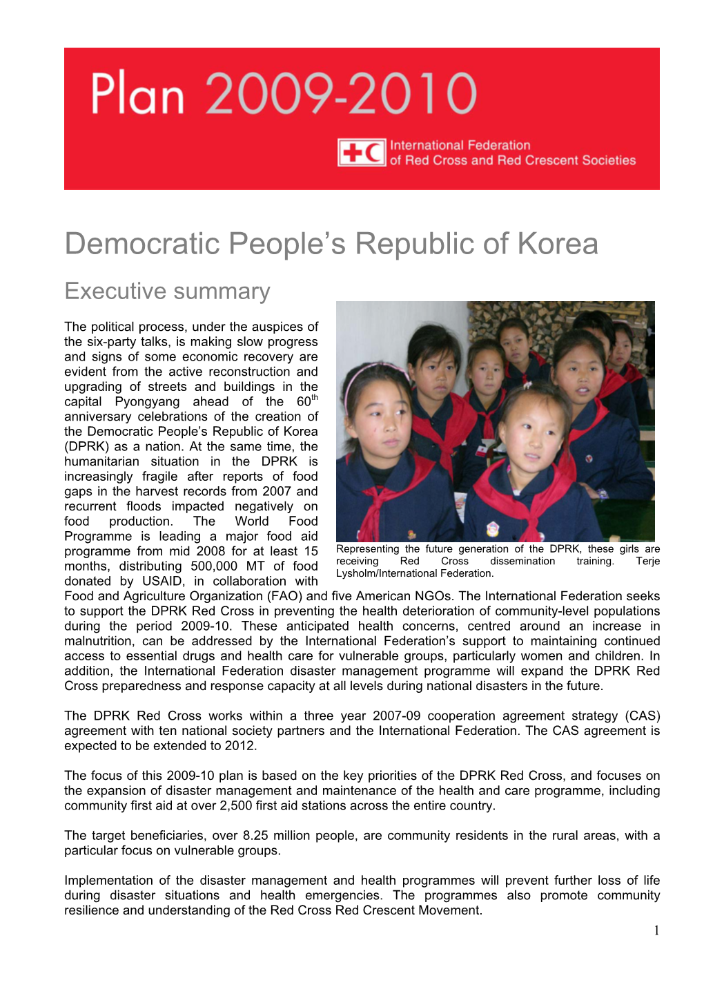 Democratic People's Republic of Korea