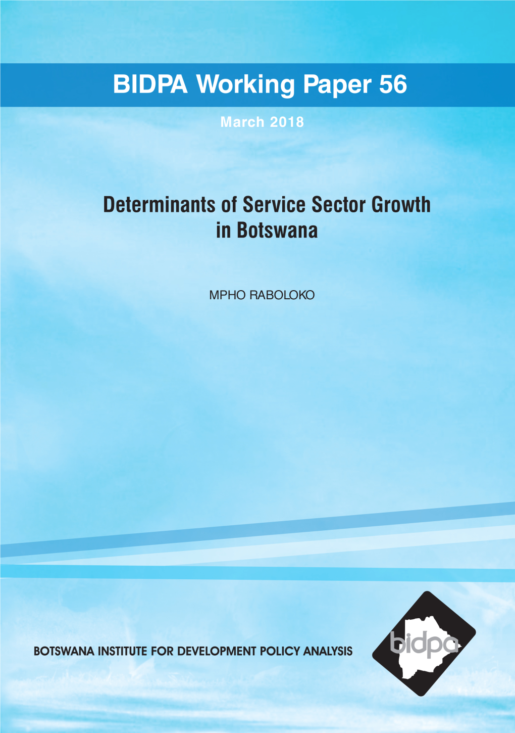 Determinants of Service Sector Growth in Botswana