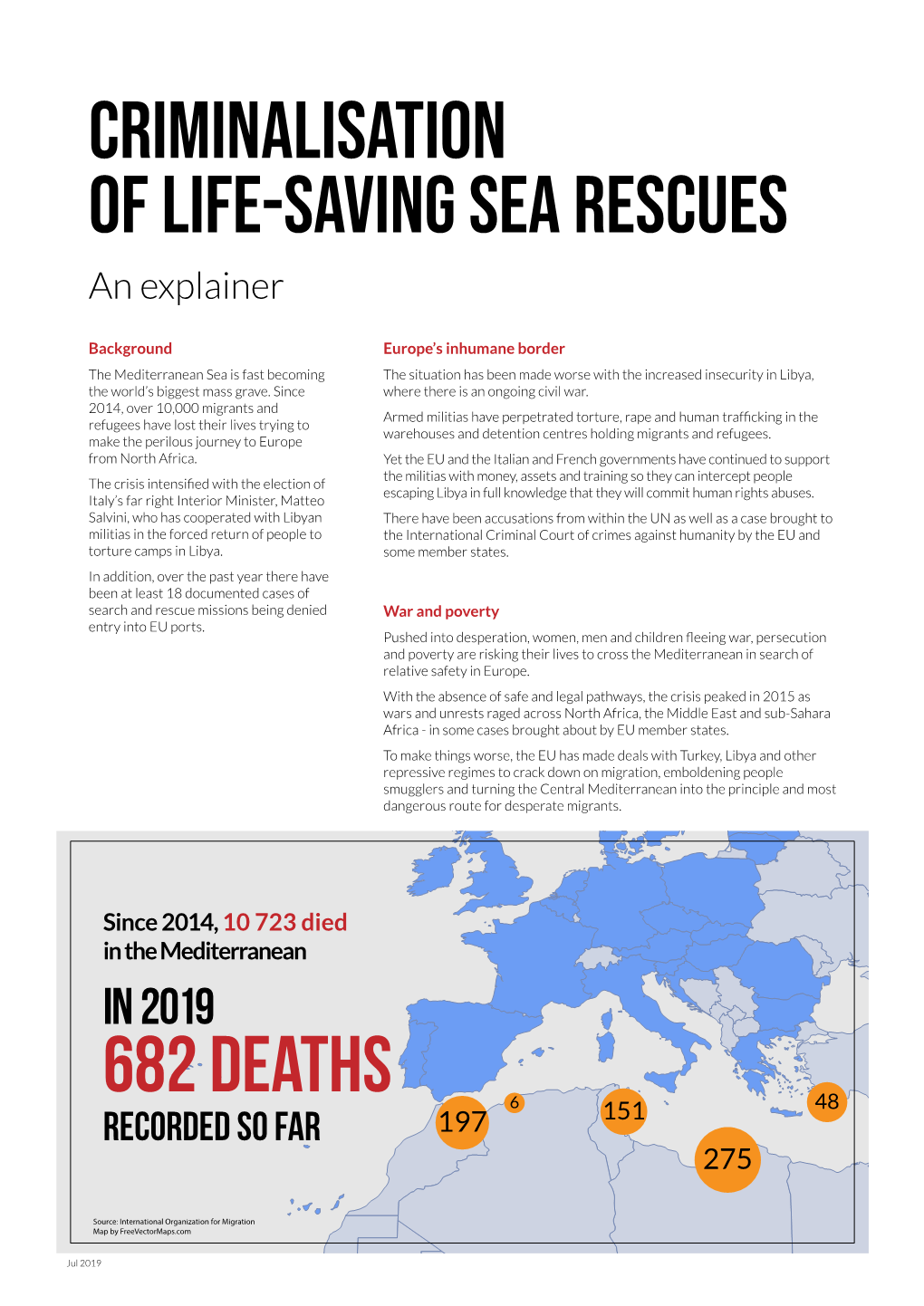 Criminalisation of Life-Saving Sea Rescues an Explainer