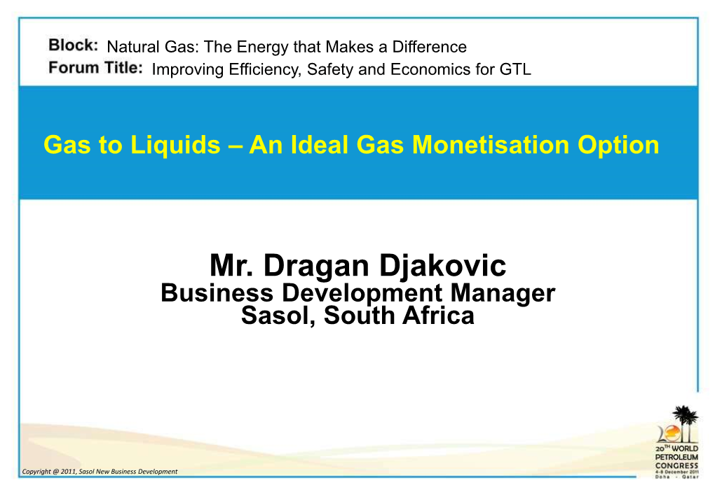 An Ideal Gas Monetisation Option