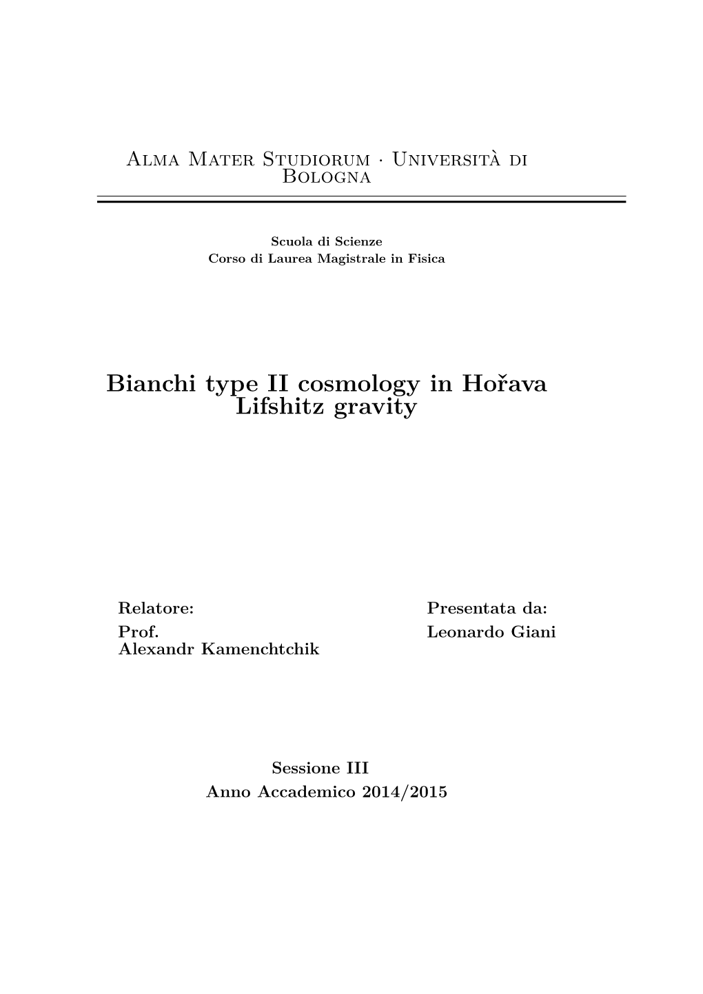 Bianchi Type II Cosmology in Hořava Lifshitz Gravity