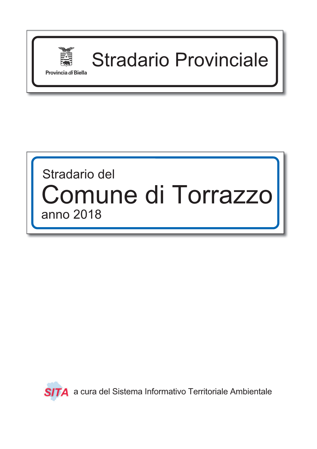 Comune Di Torrazzo Anno 2018