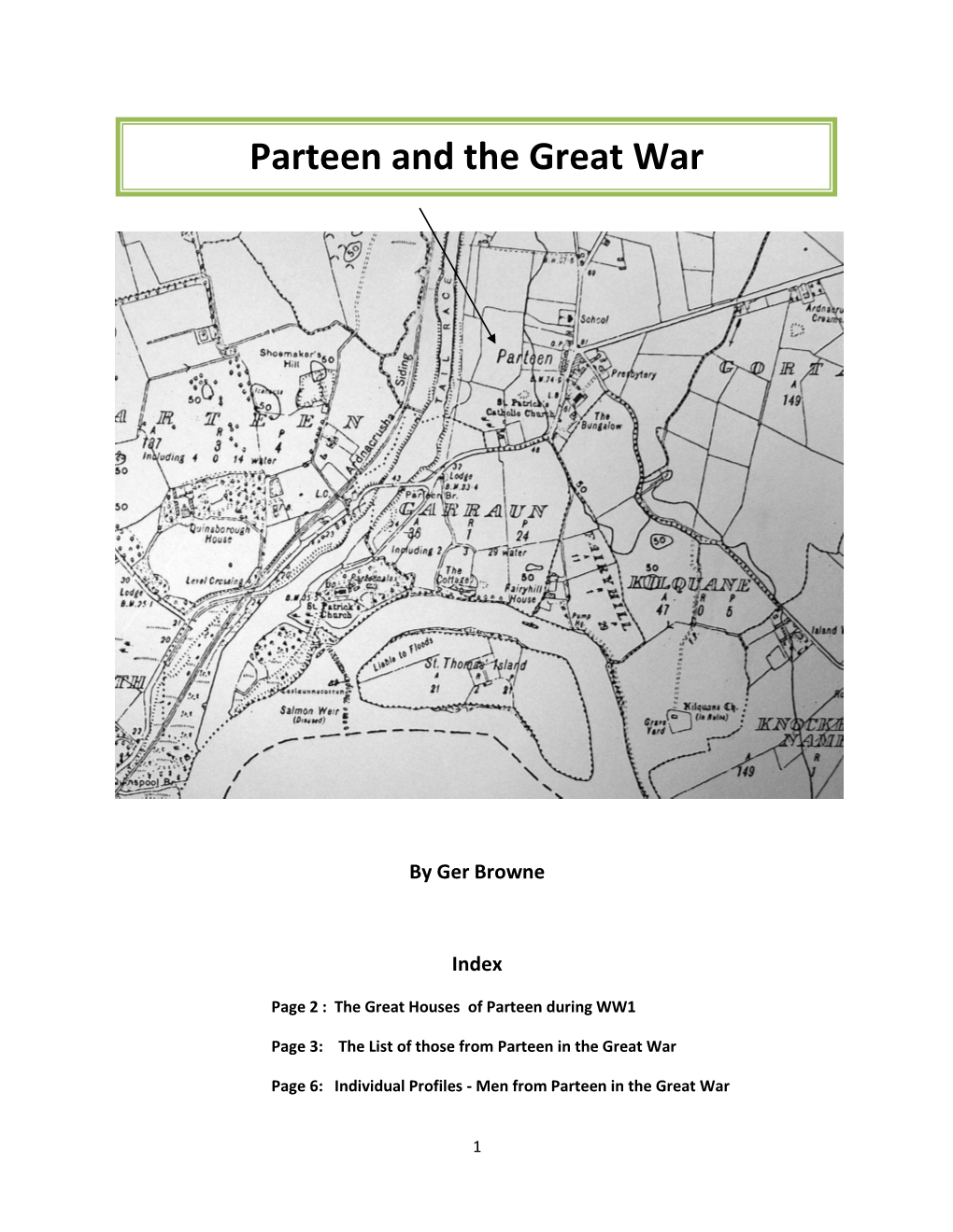 Parteen and the Great War