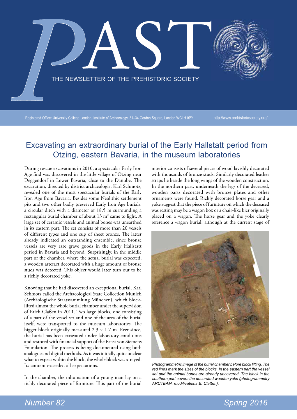 Excavating an Extraordinary Burial of the Early Hallstatt Period from Otzing, Eastern Bavaria, in the Museum Laboratories Number