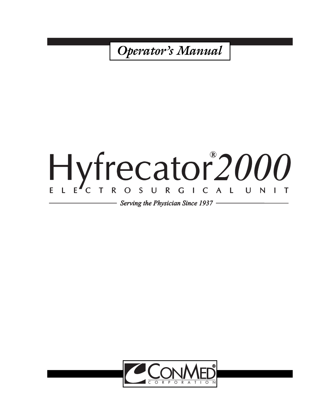 Operator's Manual