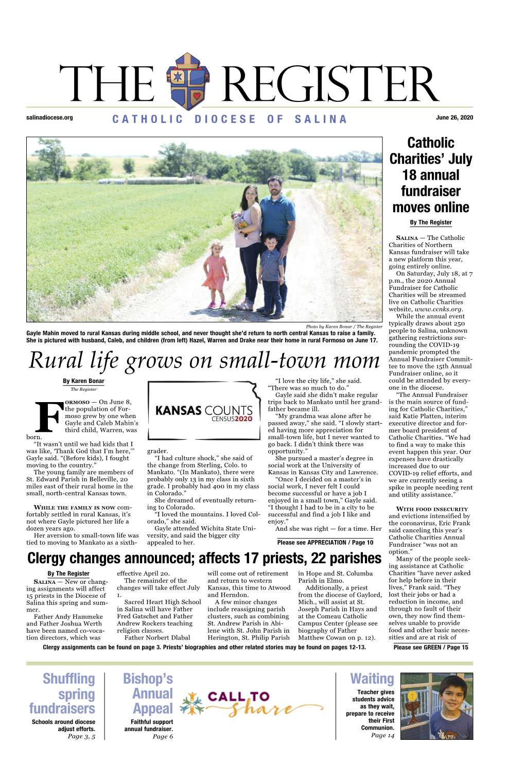 Rural Life Grows on Small-Town Mom Tee to Move the 15Th Annual Fundraiser Online, So It by Karen Bonar “I Love the City Life,” She Said