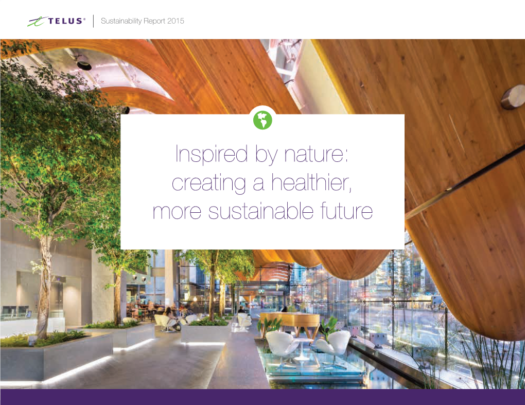 Inspired by Nature: Creating a Healthier, More Sustainable Future