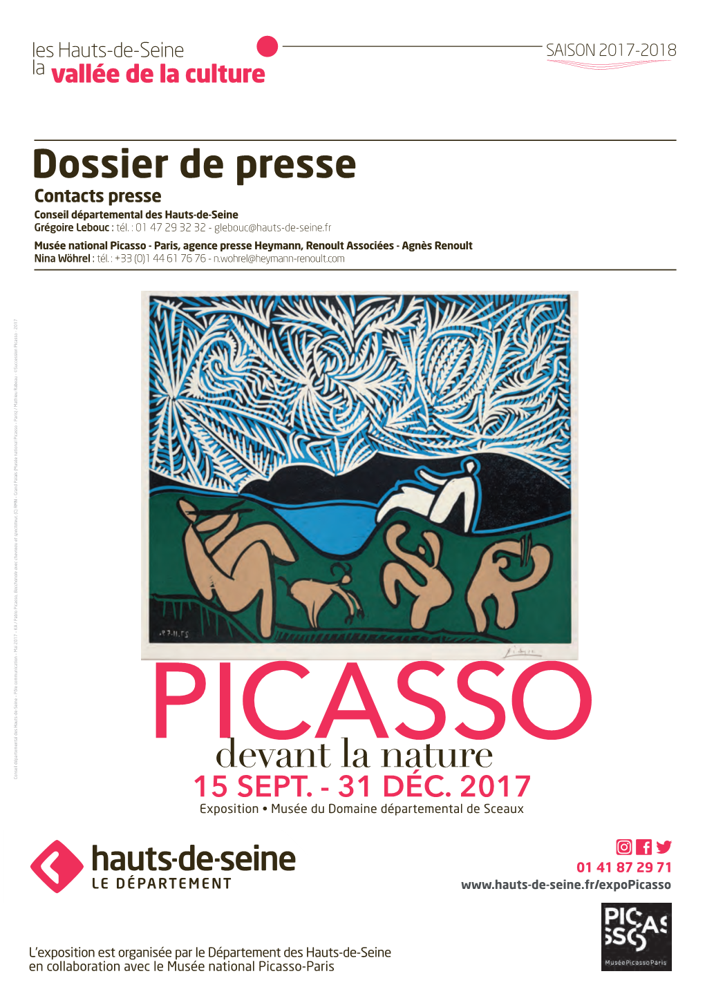 Exposition Picasso Devant La Nature Et Aux Collections Permanentes Du Musée
