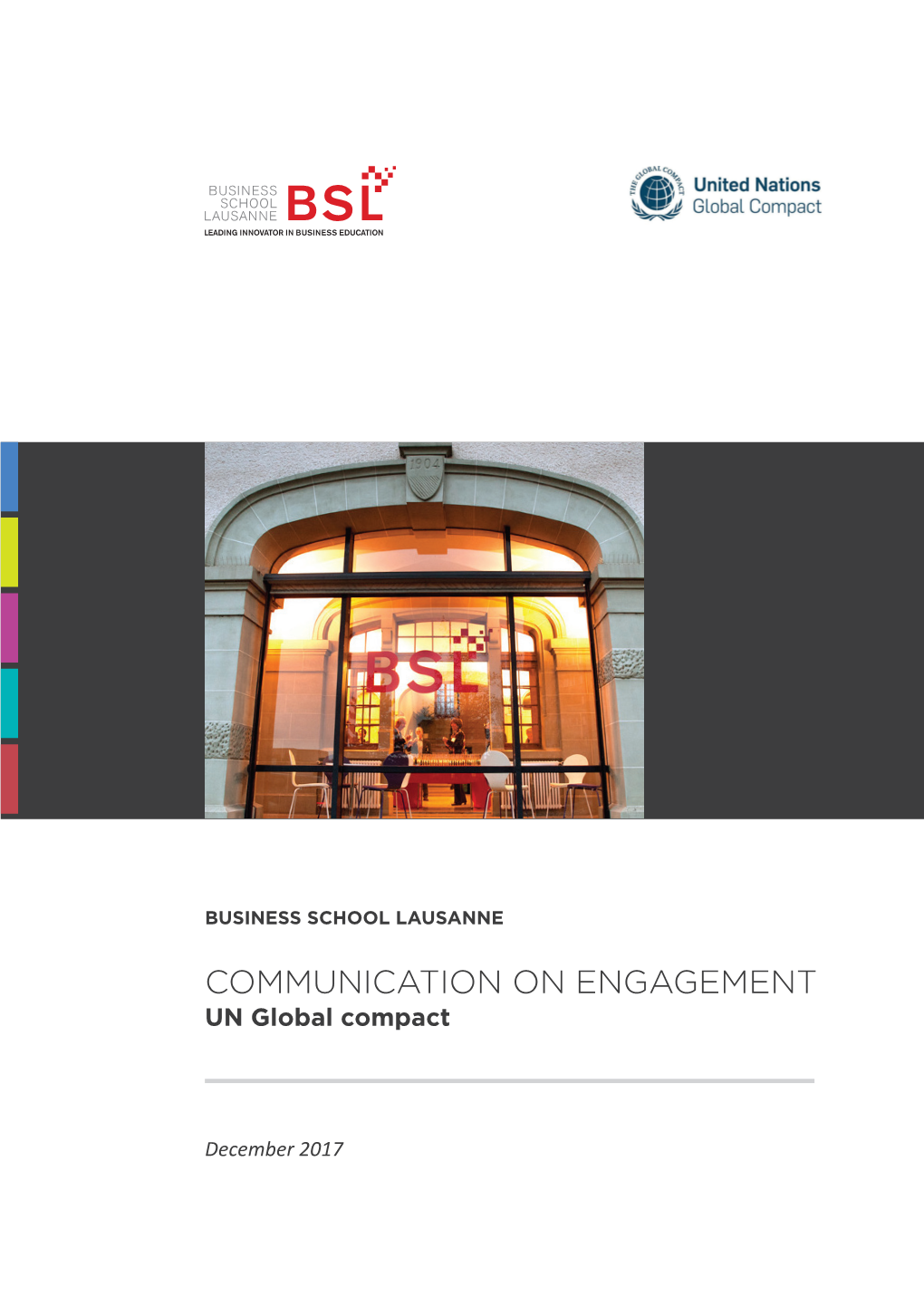 COMMUNICATION on ENGAGEMENT UN Global Compact