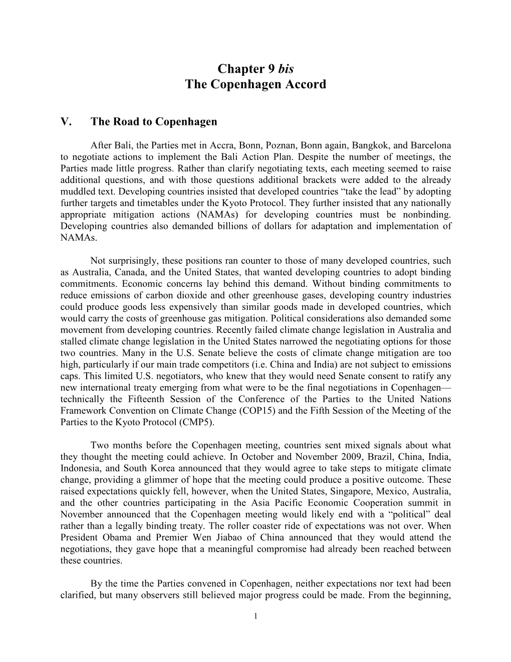 Chapter 9 Bis the Copenhagen Accord