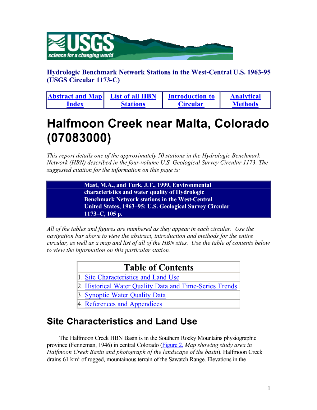 Halfmoon Creek Near Malta, Colorado (07083000)