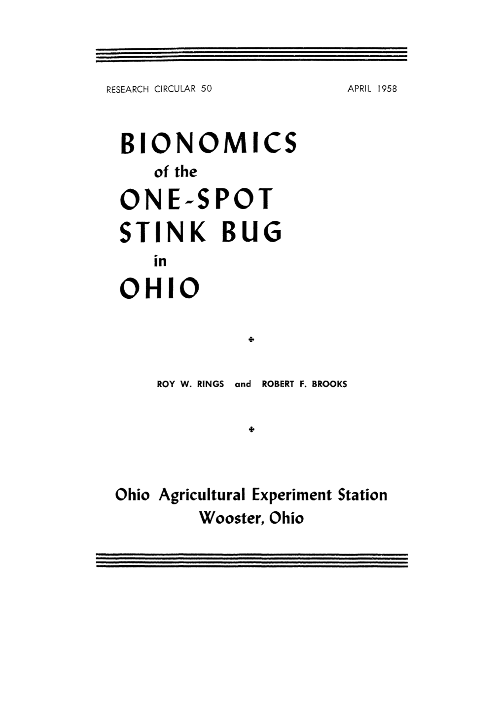 Bionomics One-Spot Stink Bug Ohio