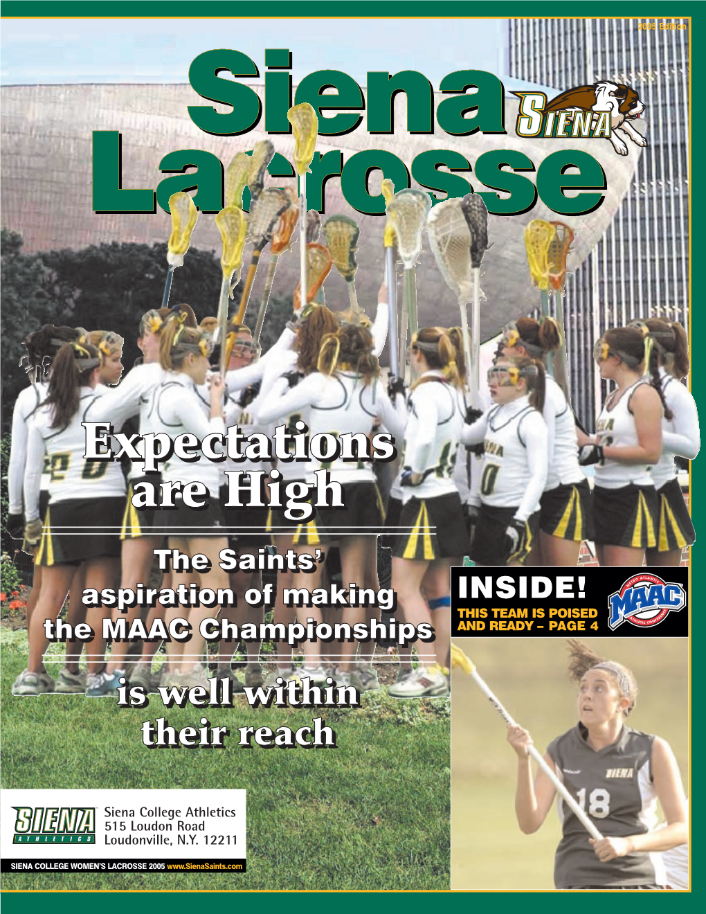 Siena College Athletics 515 Loudon Road Loudonville, N.Y