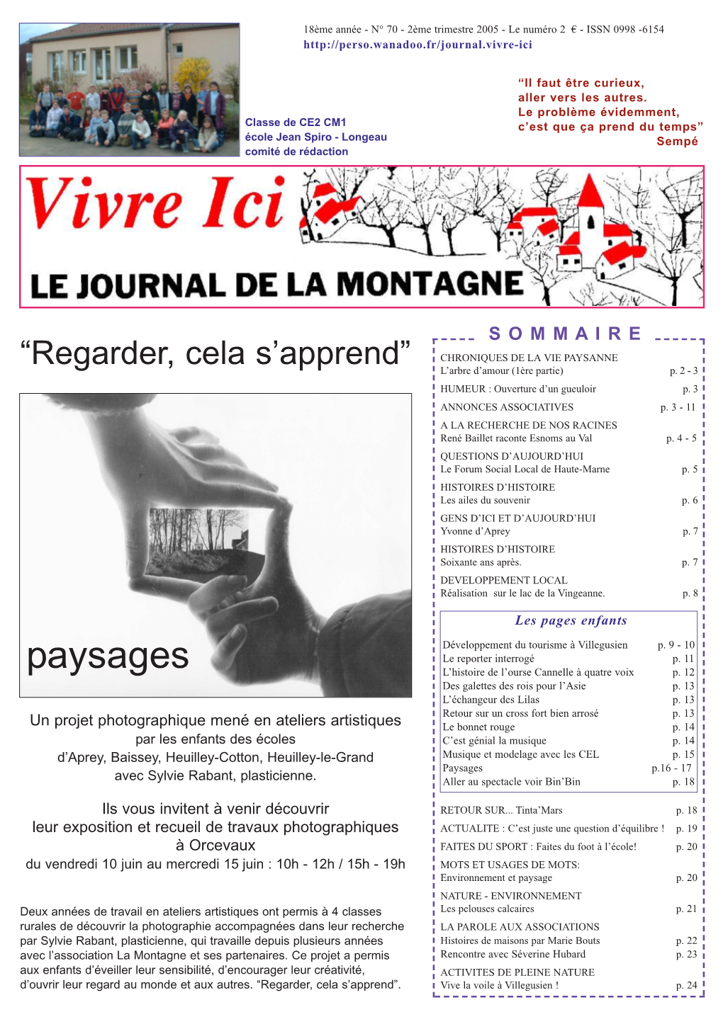 Vivre-Ici N°70