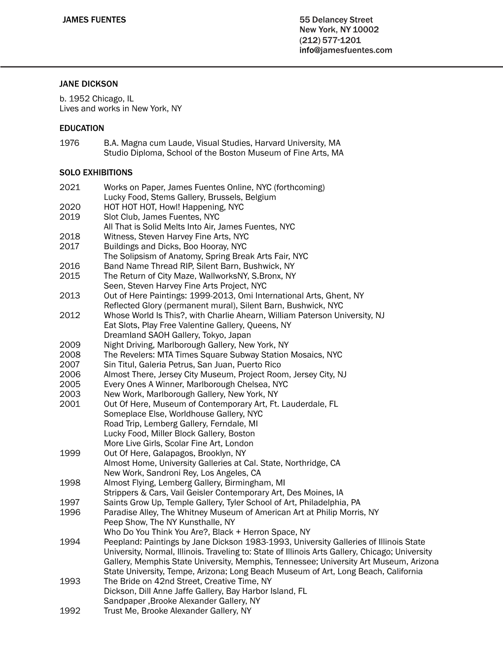 Jane-Dickson Cv 2021.Pdf