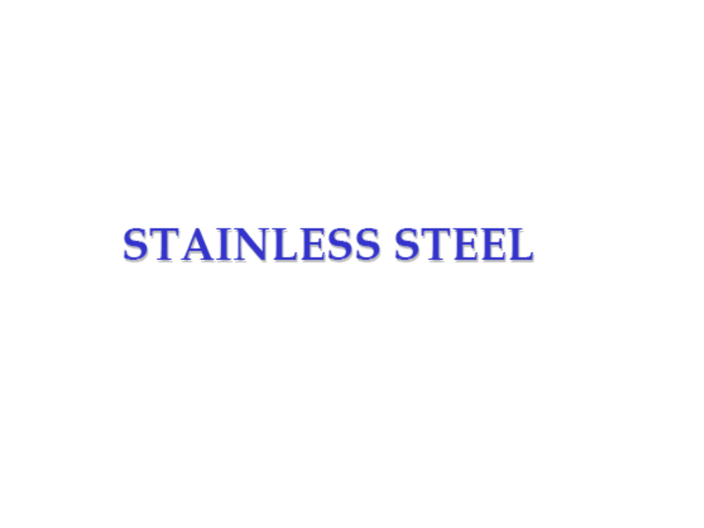 Chapter 9-Alloy Steel Stainless Steel