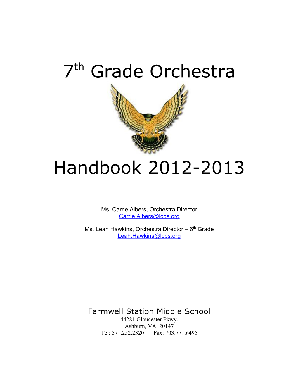 7Th Grade Orchestra