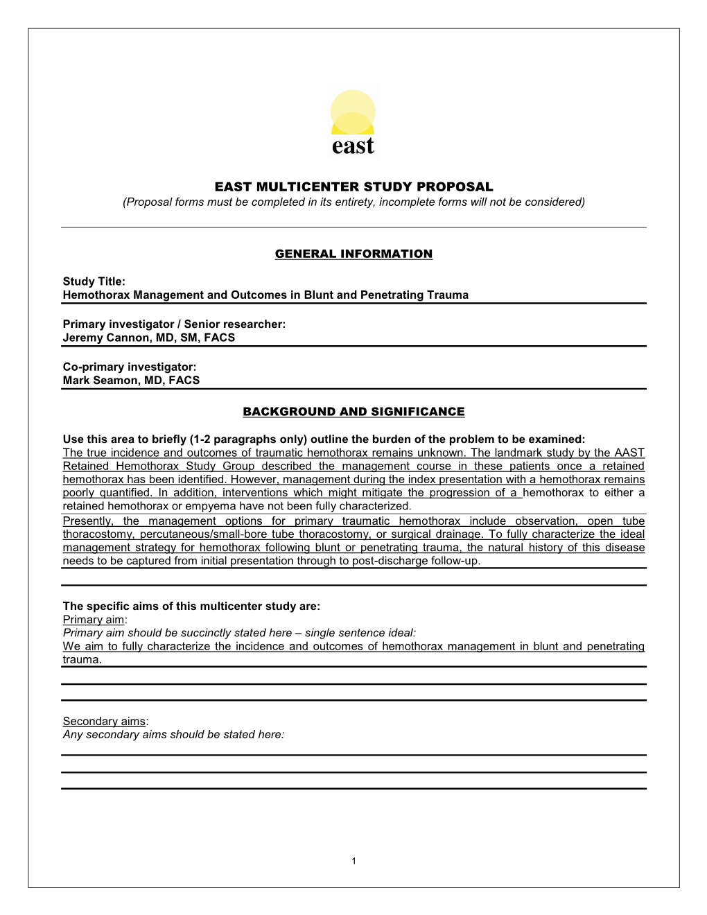 Management of Post-Traumatic Retained Hemothorax: a Prospective, Observational, Multicenter AAST Study