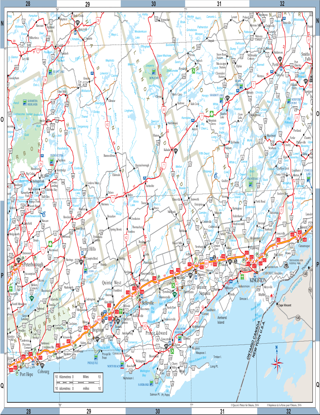 Official Road Map of Ontario