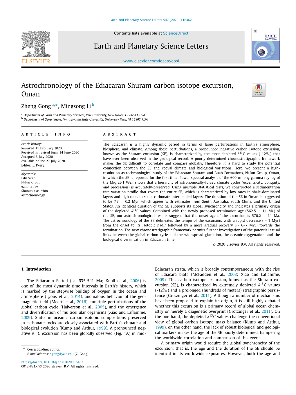 Astrochronology of the Ediacaran Shuram Carbon Isotope Excursion